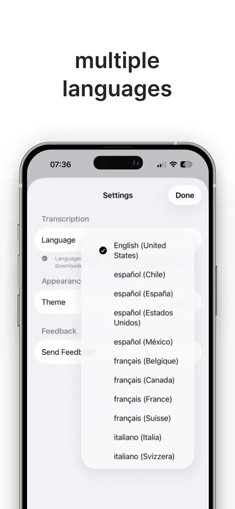 Subtitle export options